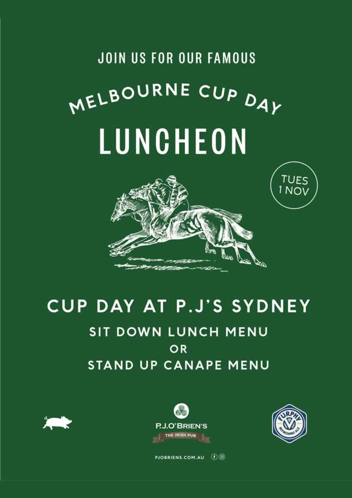Melbourne Cup Day Lunch Events Sydney