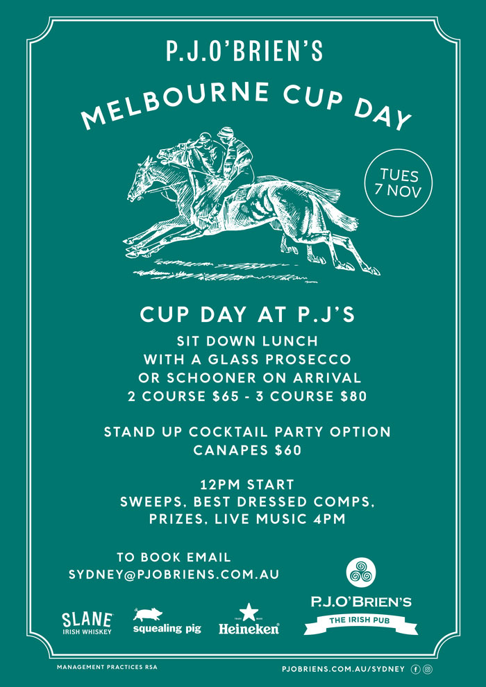 Melbourne Cup Day 2025 Lunch Events Sydney